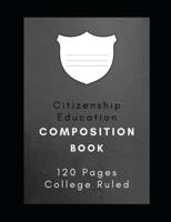 Citizenship Education Composition Book