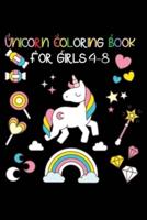 Unicorn Coloring Book For Girls 4-8