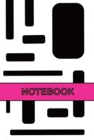 Black and White With Pink Notebook