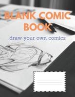 BLANK COMIC BOOK Draw Your Own Comics