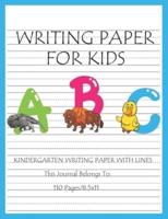 Writing Paper for Kids