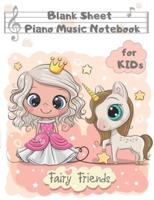 Blank Sheet Piano Music Notebook Kids