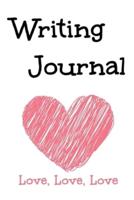Writing Journal Love Love Love