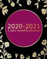 2020-2021 2 Year Monthly Planner