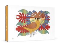 Kenojuak Ashevak: Sun Owl and Foliage Small Boxed Cards