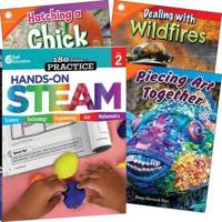 Learn-At-Home: Hands-On Steam Bundle Grade 2: 4-Book Set