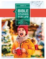 Bible Studies For Life: Babies-5S Leader Guide Winter 2022