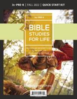 Bible Studies For Life: 3S-Pre-K Quick Start Kit Fall 2022