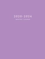 2020-2024 Monthly Planner: Large Five Year Planner with Purple Cover
