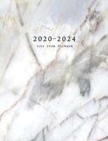 2020-2024 Five Year Planner: Large 60-Month Schedule Organizer with Marble Cover (Volume 3)