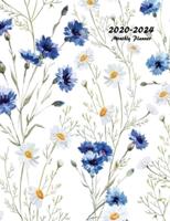 2020-2024 Monthly Planner: Large Five Year Planner with Flower Coloring Pages (Volume 1)