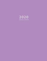 2020 Monthly Planner: Large Monthly Planner with Inspirational Quotes and Purple Cover