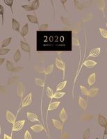 2020 Monthly Planner: Large Monthly Planner with Inspirational Quotes and Marble Cover (Volume 7)
