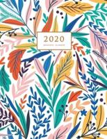 2020 Monthly Planner: Large Monthly Planner with Inspirational Quotes and Floral Cover (Volume 3)