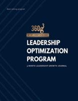 360g3 - 3 Month Leadership Growth Journal: 360g3 Leadership Optimization Program