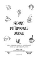Premade Journal With Doodles Bullet Dot Grid