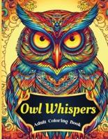 Owl Adult Coloring BookMandalasCalming and Relaxing the Mind
