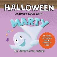 Halloween Activity Book With Marty The Ghost On The Ceiling