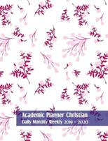 Academic Planner Christian