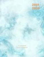 2019 2020 15 Months Blue Marble Daily Planner