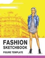 Fashion Sketchbook Figure Template