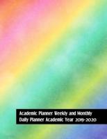 Academic Planner Weekly And Monthly