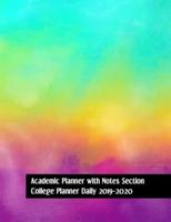 Academic Planner With Notes Section