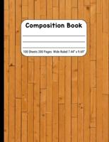 Composition Book Wide Rule