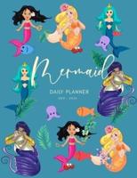 2019 2020 15 Months Mermaid Daily Planner