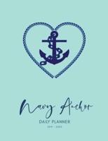 2019 2020 15 Months Navy Anchor Daily Planner