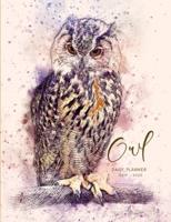 2019 2020 15 Months Nocturnal Owl Daily Planner