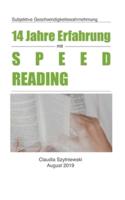 14 Jahre Erfahrung Mit Speed Reading