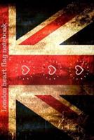 London Heart Flag Notebook