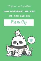 It Does Not Matter How Different We Are We Are One Big Family