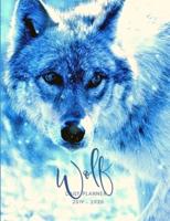 2019 2020 15 Months White Wolves Daily Planner