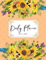 2019 2020 15 Months Sunflowers Daily Planner