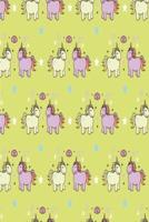 Unicorns With Stars Yellow