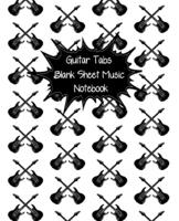 Guitar Tabs - Blank Sheet Music Notebook