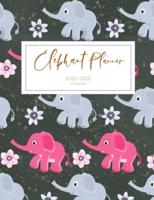 2020 2021 15 Months Baby Elephant Daily Planner
