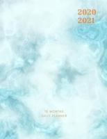2020 2021 15 Months Blue Marble Daily Planner