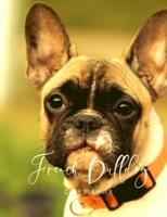 2020 2021 15 Months French Bulldog Daily Planner