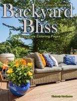 Adult Coloring Books Backyard Bliss