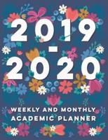 2019-2020 Weekly and Monthly Academic Planner