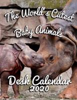 The World's Cutest Baby Animals Desk Calendar 2020
