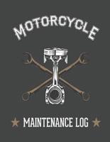 Piston and Wrench Motorcycle Maintenance Log