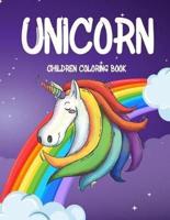 Unicorn Children Coloring Book