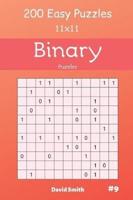 Binary Puzzles - 200 Easy Puzzles 11X11 Vol.9