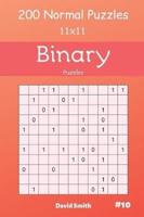 Binary Puzzles - 200 Normal Puzzles 11X11 Vol.10