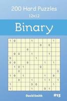 Binary Puzzles - 200 Hard Puzzles 12X12 Vol.15