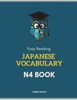 Easy Reading Japanese Vocabulary N4 Book